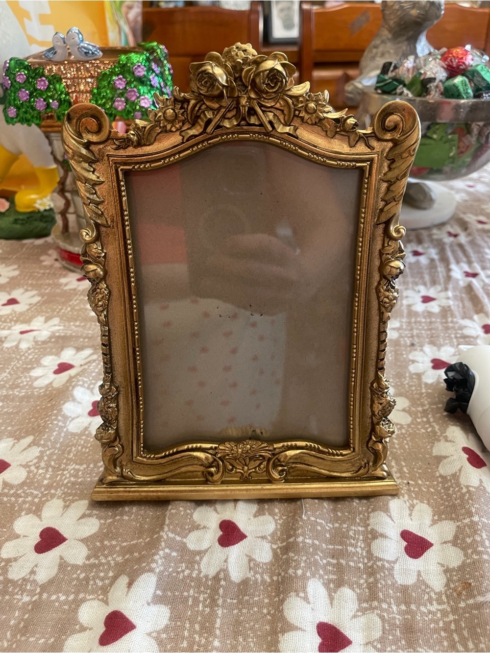Nicole Miller Ornate Gold Floral Picture Frame -